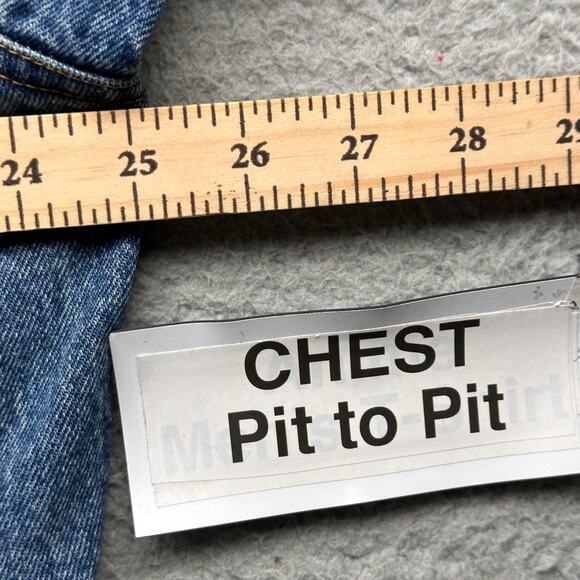 Vintage Marithé François Girbaud Denim Button Chore Coat Mens Large Lined Red - Picture 3 of 14